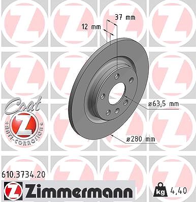 Zimmermann Bremsscheibe [Hersteller-Nr. 610.3734.20] für Volvo