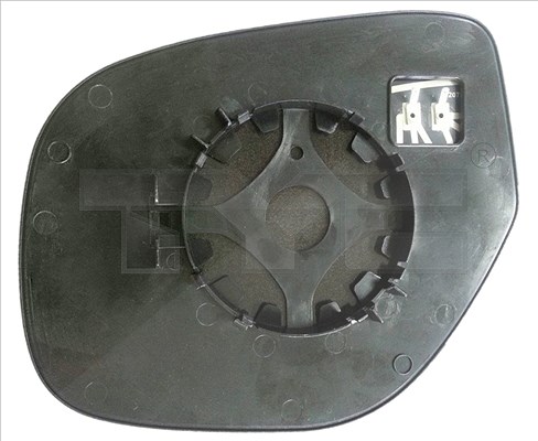 Tyc Spiegelglas, Außenspiegel [Hersteller-Nr. 323-0018-1] für Citroën, Mitsubishi, Peugeot