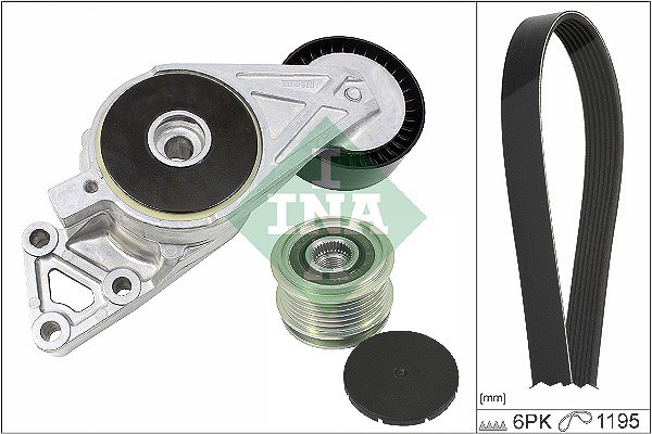 Schaeffler Ina Keilrippenriemensatz [Hersteller-Nr. 529047020] für Skoda, Audi, VW, Seat