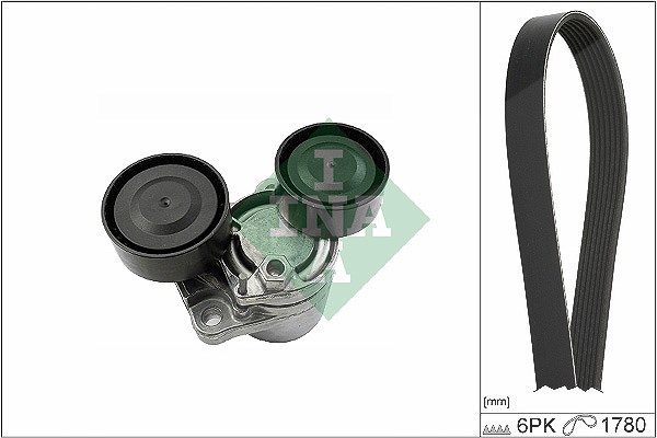 Schaeffler Ina Keilrippenriemensatz [Hersteller-Nr. 529051010] für BMW