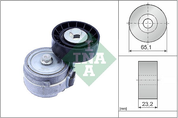 Schaeffler Ina Riemenspanner, Keilrippenriemen [Hersteller-Nr. 534070610] für Abarth, Alfa Romeo, Fiat, Jeep