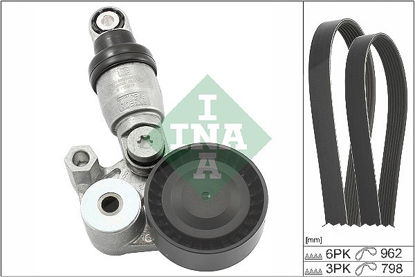Schaeffler Ina Keilrippenriemensatz [Hersteller-Nr. 529043110] für Mazda