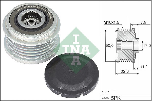 Schaeffler Ina Generatorfreilauf [Hersteller-Nr. 535035910] für Mercedes-Benz