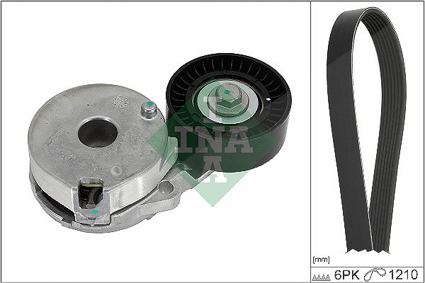 Schaeffler Ina Keilrippenriemensatz [Hersteller-Nr. 529051210] für Renault, Nissan