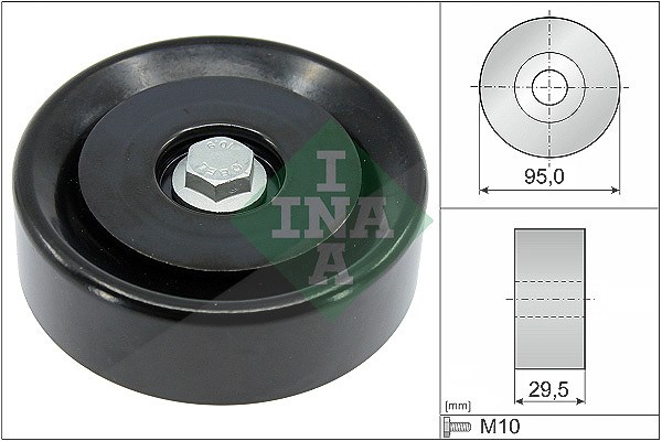 Schaeffler Ina Umlenk-/Führungsrolle, Keilrippenriemen [Hersteller-Nr. 532095910] für Hyundai, Kia