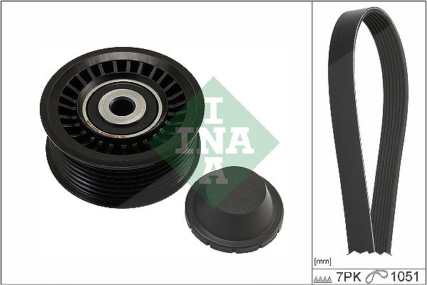 Schaeffler Ina Keilrippenriemensatz [Hersteller-Nr. 529048610] für Renault, Dacia, Nissan, Lada