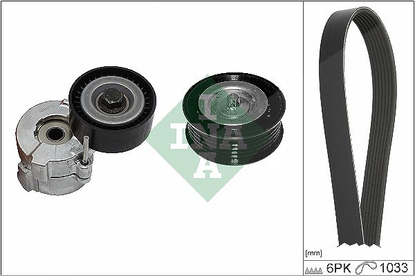 Schaeffler Ina Keilrippenriemensatz [Hersteller-Nr. 529041810] für Alfa Romeo, Fiat