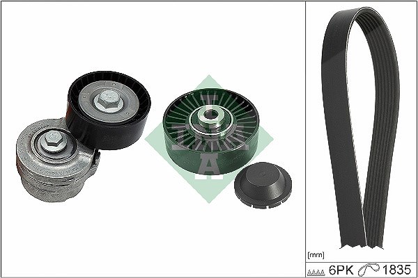 Schaeffler Ina Keilrippenriemensatz [Hersteller-Nr. 529049810] für Lancia, Alfa Romeo, Fiat