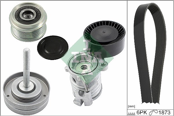 Schaeffler Ina Keilrippenriemensatz [Hersteller-Nr. 529009020] für Seat, Skoda, VW