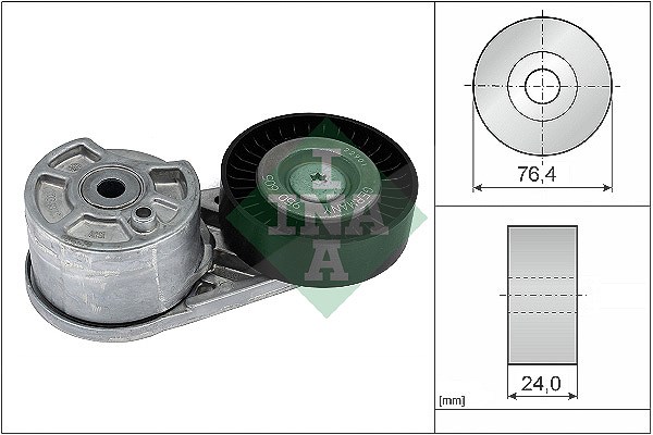 Schaeffler Ina Riemenspanner, Keilrippenriemen [Hersteller-Nr. 534072710] für Ford