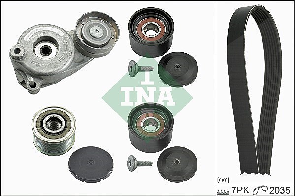 Schaeffler Ina Keilrippenriemensatz [Hersteller-Nr. 529005021] für Mercedes-Benz