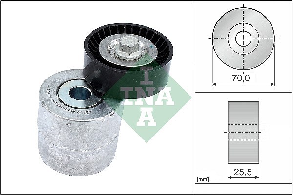 Schaeffler Ina Riemenspanner, Keilrippenriemen [Hersteller-Nr. 534071510] für Subaru