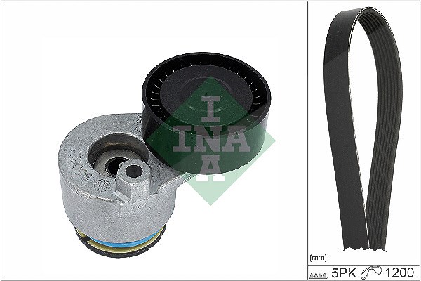 Schaeffler Ina Keilrippenriemensatz [Hersteller-Nr. 529051110] für Renault