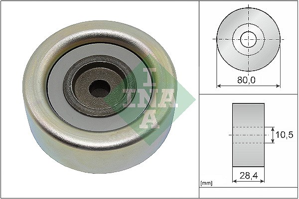 Schaeffler Ina Umlenk-/Führungsrolle, Keilrippenriemen [Hersteller-Nr. 532093310] für Mitsubishi