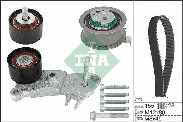 Schaeffler Ina Zahnriemensatz [Hersteller-Nr. 530076210] für Volvo