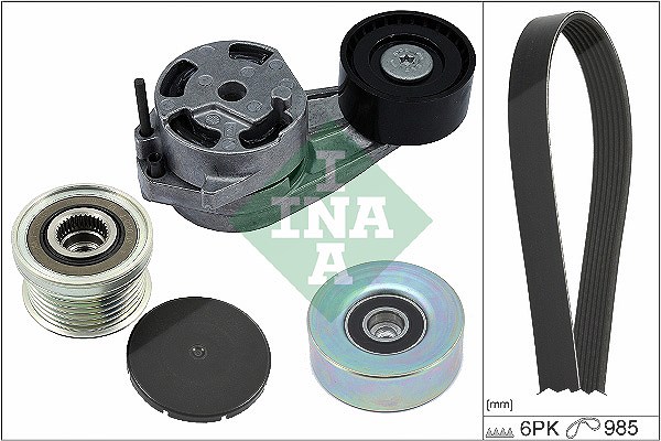 Schaeffler Ina Keilrippenriemensatz [Hersteller-Nr. 529048220] für BMW
