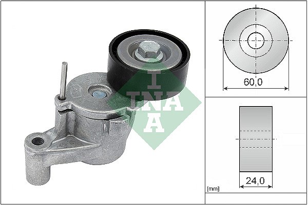 Schaeffler Ina Riemenspanner, Keilrippenriemen [Hersteller-Nr. 534072610] für Polestar, Volvo
