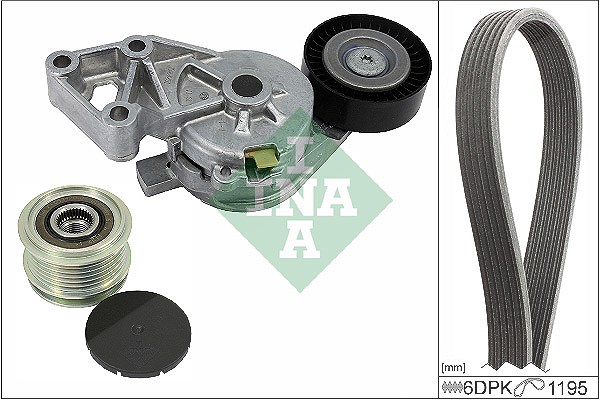 Schaeffler Ina Keilrippenriemensatz [Hersteller-Nr. 529046520] für Skoda, VW, Seat, Audi, Ford