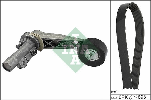 Schaeffler Ina Keilrippenriemensatz [Hersteller-Nr. 529050310] für Peugeot, Opel, Ds, Citroën, Mini
