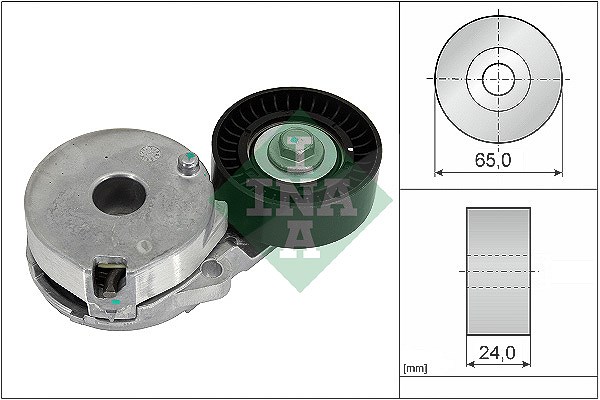 Schaeffler Ina Riemenspanner, Keilrippenriemen [Hersteller-Nr. 534073310] für Renault, Alpine, Nissan