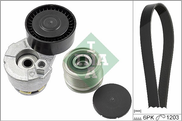 Schaeffler Ina Keilrippenriemensatz [Hersteller-Nr. 529000920] für Renault, Nissan, Dacia