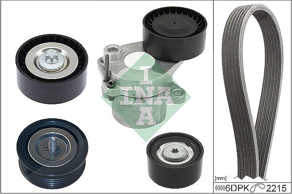 Schaeffler Ina Keilrippenriemensatz [Hersteller-Nr. 529052910] für Mercedes-Benz
