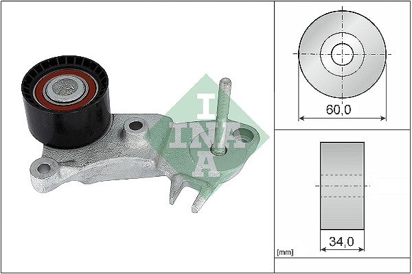 Schaeffler Ina Umlenk-/Führungsrolle, Zahnriemen [Hersteller-Nr. 532099910] für Volvo