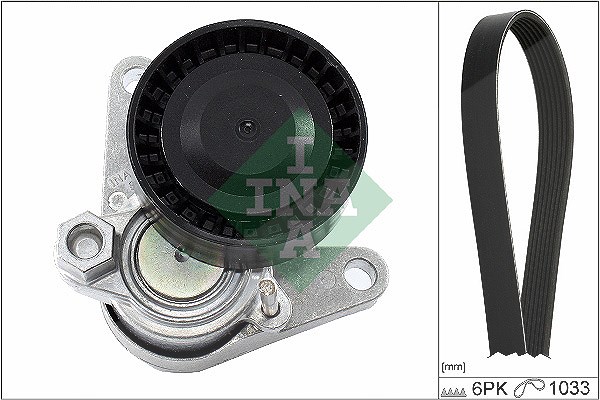 Schaeffler Ina Keilrippenriemensatz [Hersteller-Nr. 529036710] für VW, Cupra, Skoda, Audi, Seat