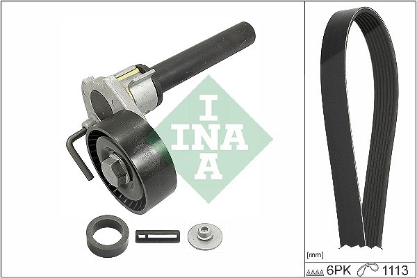 Schaeffler Ina Keilrippenriemensatz [Hersteller-Nr. 529051410] für Skoda, VW, Seat, Audi