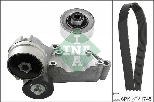 Schaeffler Ina Keilrippenriemensatz [Hersteller-Nr. 529048910] für Ford