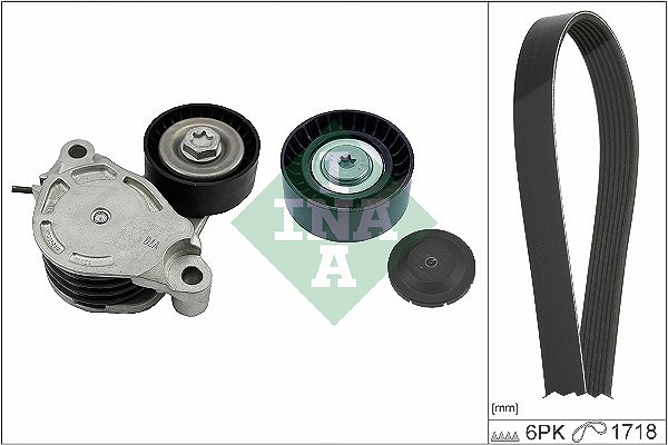 Schaeffler Ina Keilrippenriemensatz [Hersteller-Nr. 529051610] für Mini, BMW