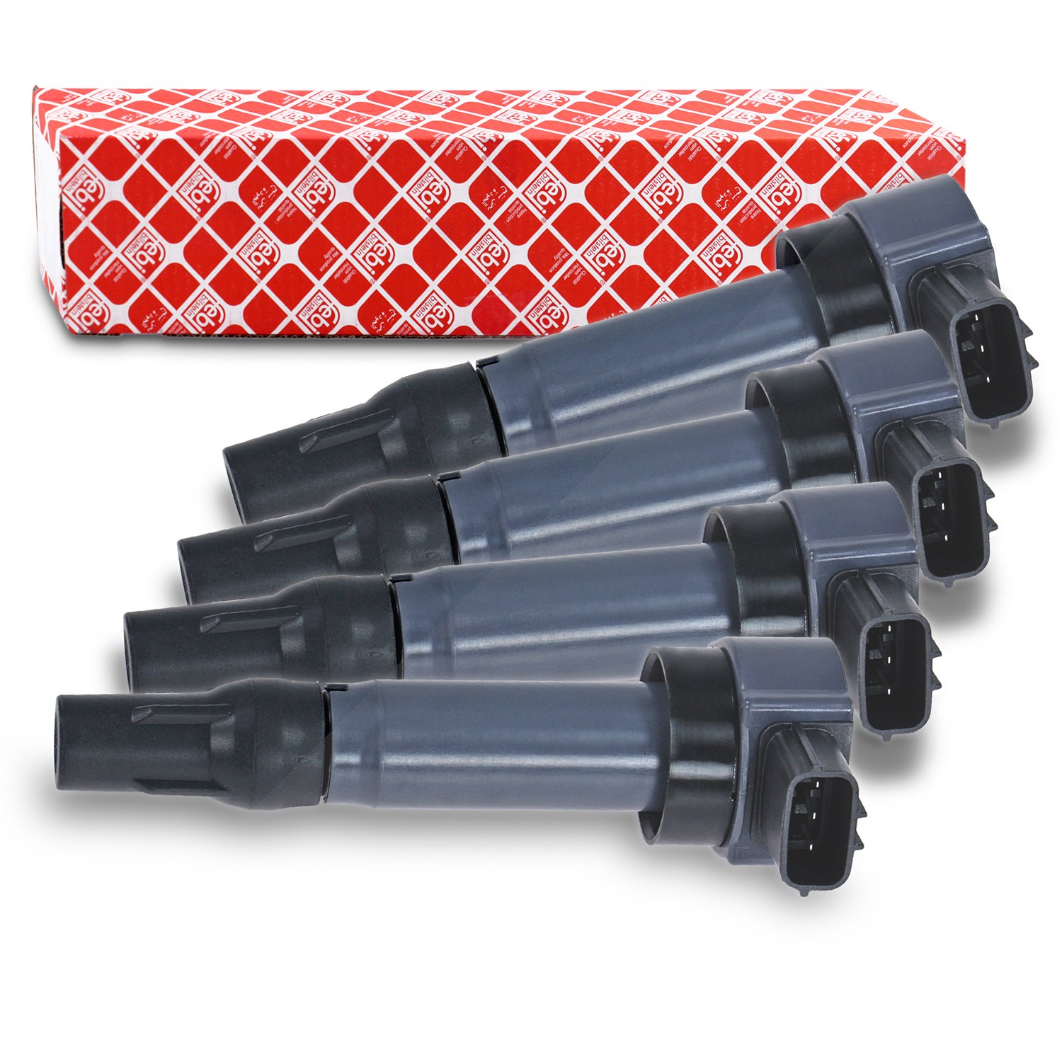 Febi Bilstein 4x Zündspule [Hersteller-Nr. 40438846] für Smart, Mitsubishi