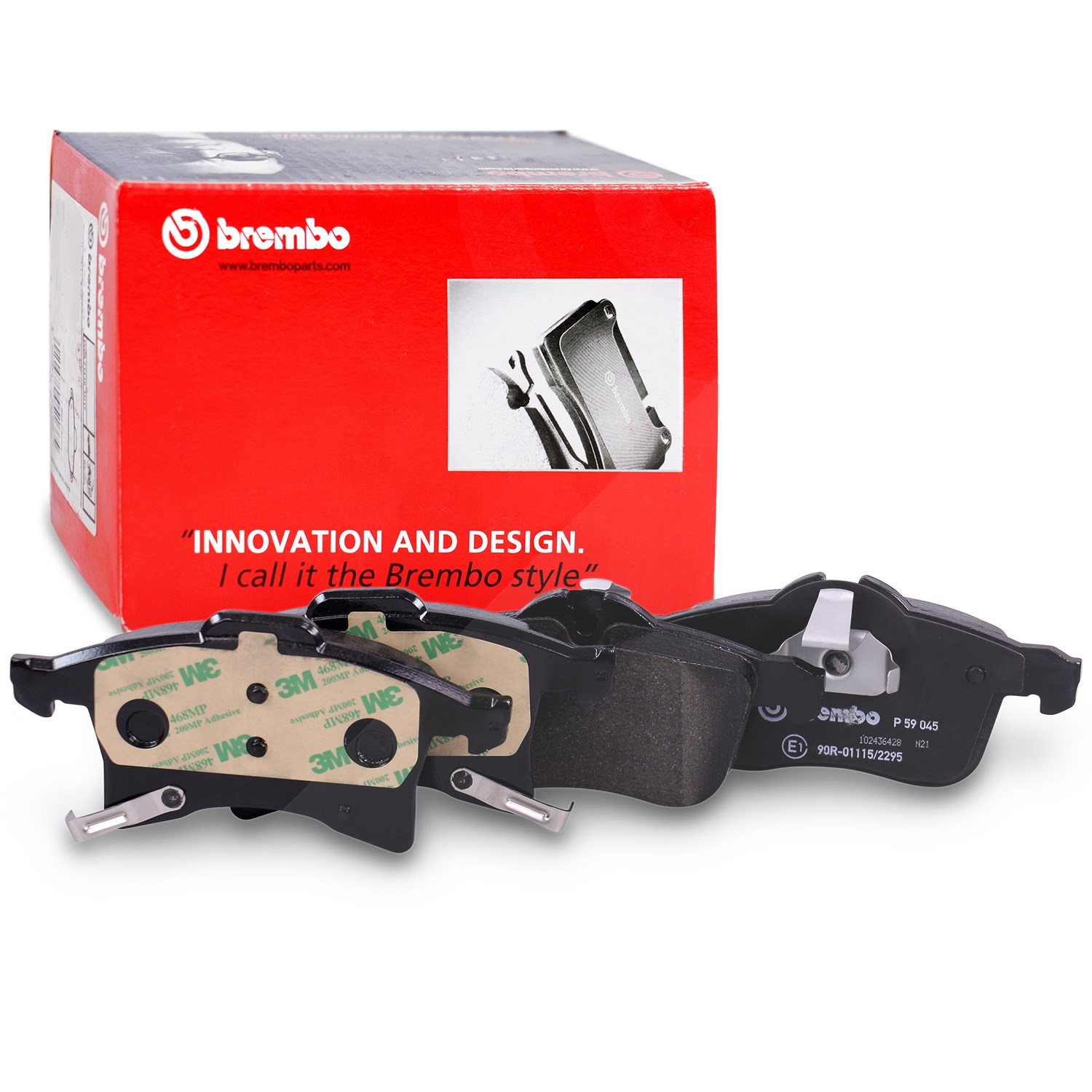 Brembo Bremsbelagsatz vorne [Hersteller-Nr. P59045] für Chevrolet, Opel, Vauxhall