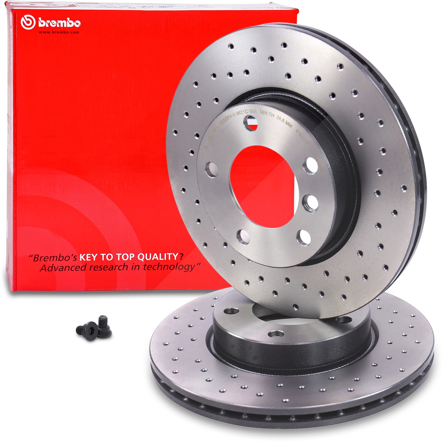 Brembo Bremsscheibe belüftet vorne [Hersteller-Nr. 09.5390.3X] für BMW, De La Chapelle