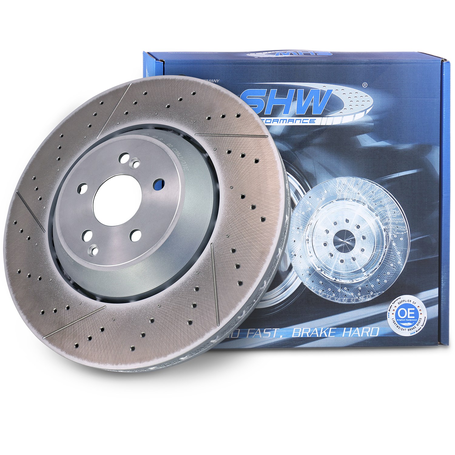 Shw Performance Bremsscheibe belüftet Vorderachse [Hersteller-Nr. TFX49150] für Mercedes-Benz