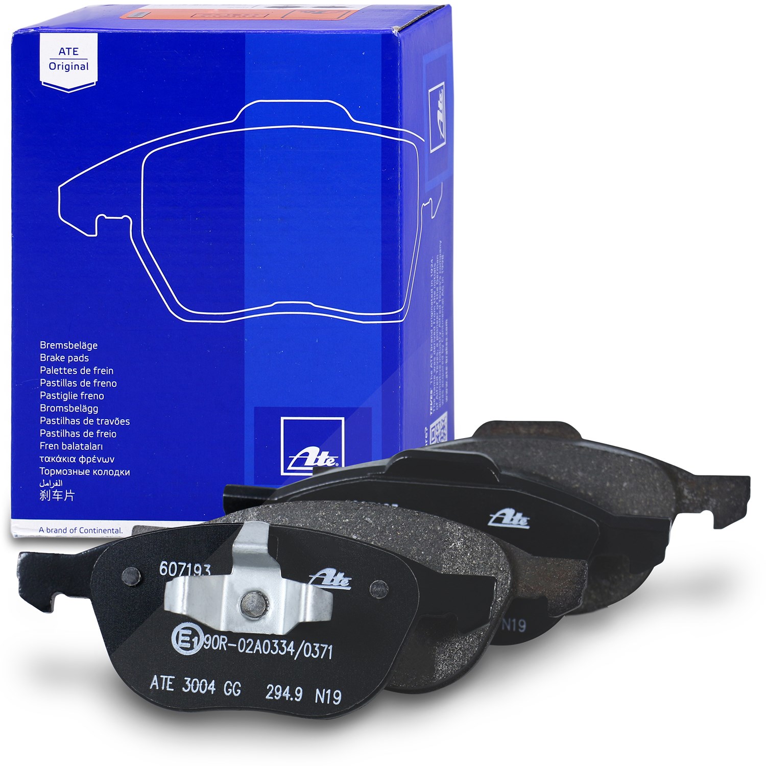 Ate Bremsbelagsatz Vorderachse [Hersteller-Nr. 13.0460-7193.2] für Ford, Mazda, Volvo