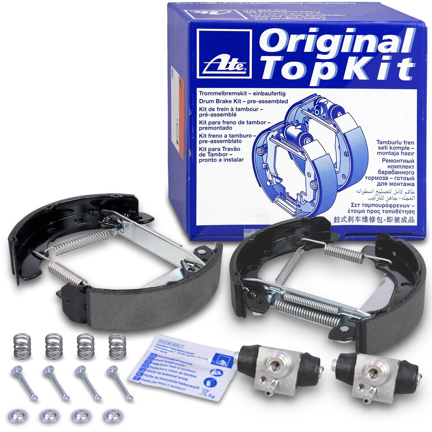 Ate Bremsbackensatz TopKit hinten [Hersteller-Nr. 03.0520-8219.3] für Skoda, Seat, VW