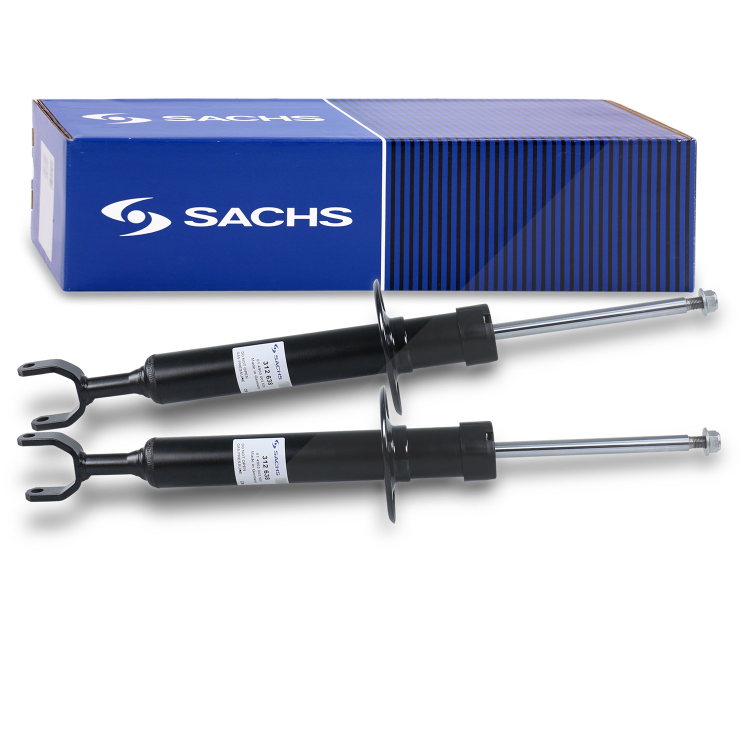Sachs 2x Stoßdämpfer vorne [Hersteller-Nr. 312638] für Audi