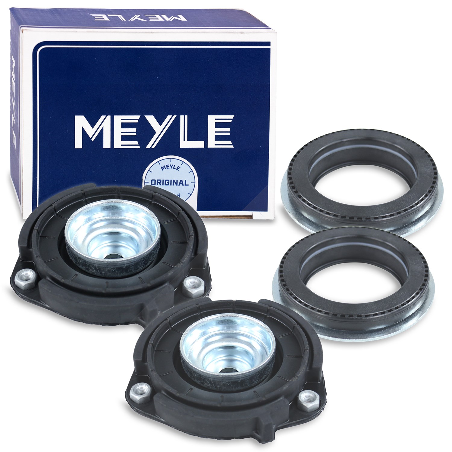 Meyle 2x Reparatursatz, Federbeinstützlager vorne [Hersteller-Nr. 1004122039/S] für Seat, VW, Skoda, Audi