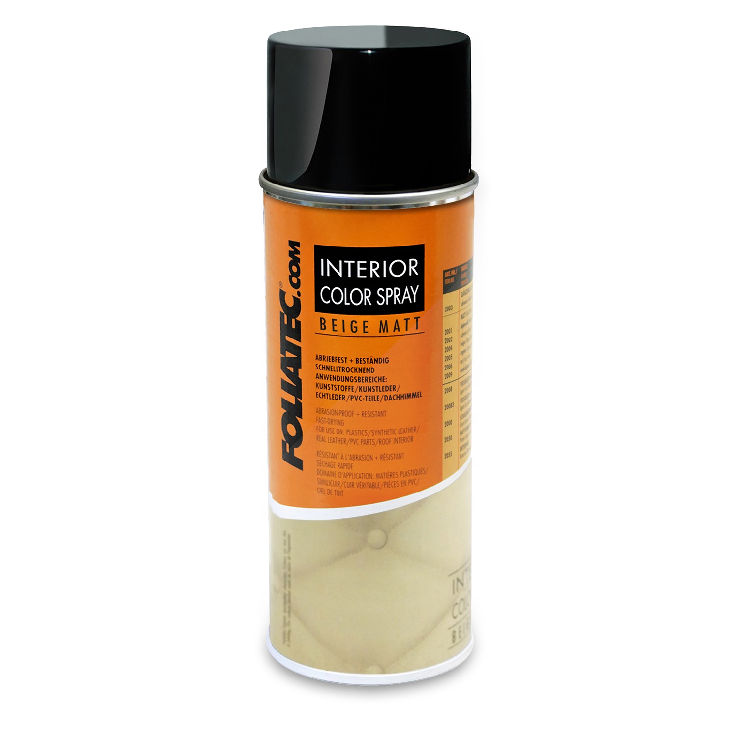 Foliatec 400 ml INTERIOR Color Spray beige matt [Hersteller-Nr. 2004]