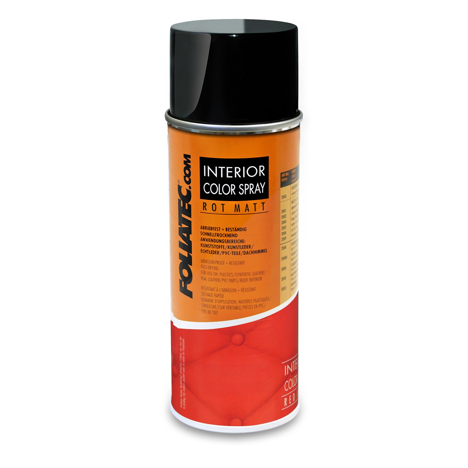 Foliatec 400 ml INTERIOR Color Spray rot matt [Hersteller-Nr. 2006]