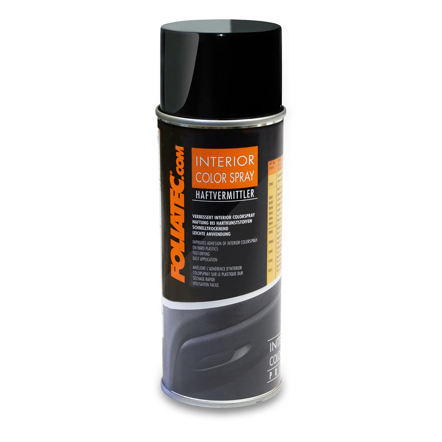 Foliatec 400 ml INTERIOR Color Spray Haftvermittler farblos [Hersteller-Nr. 2050]