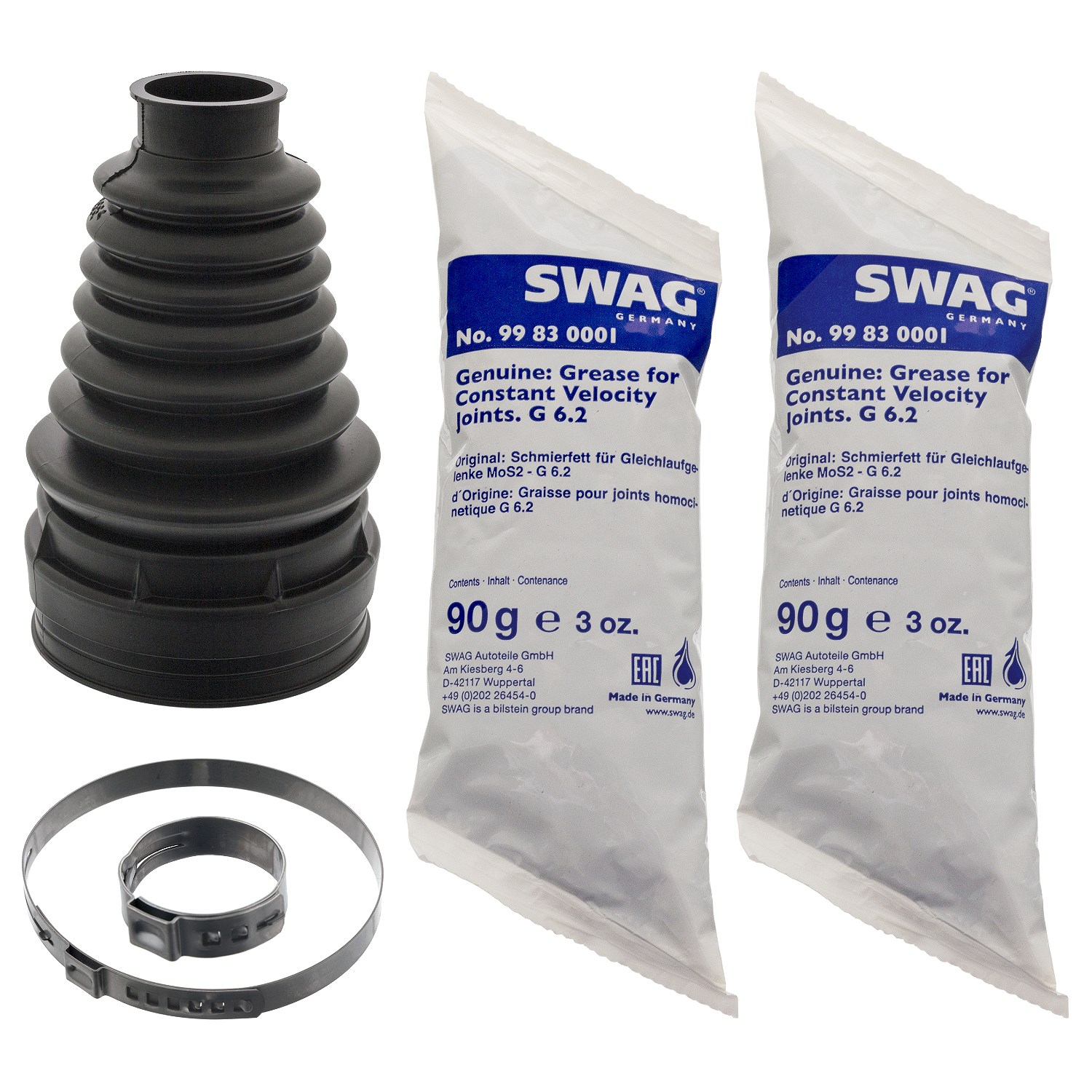 Swag Faltenbalgsatz, Antriebswelle [Hersteller-Nr. 10948822] für Mercedes-Benz
