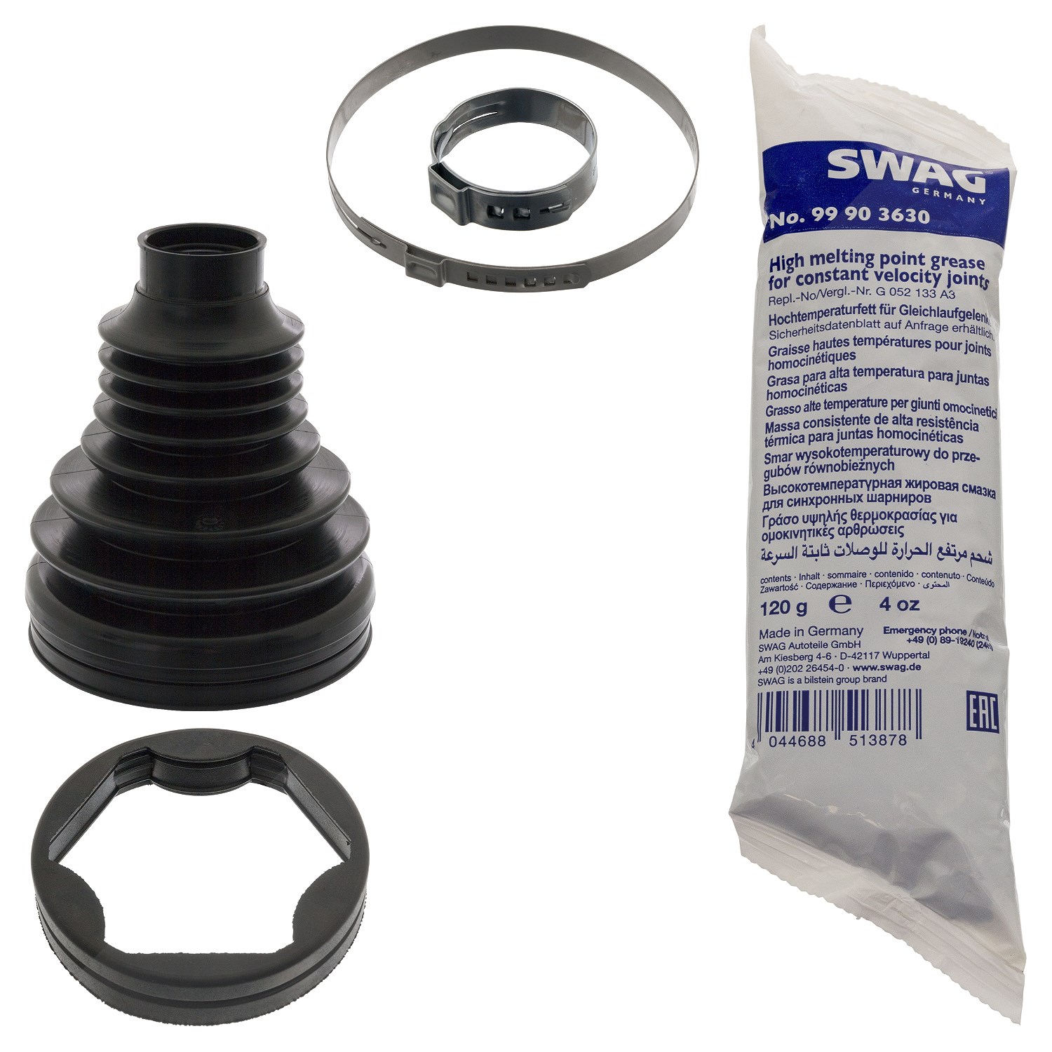 Swag Faltenbalgsatz, Antriebswelle [Hersteller-Nr. 30100401] für Vauxhall, BMW, Alfa Romeo, Seat, VW, Audi, Lancia, Opel, Fiat