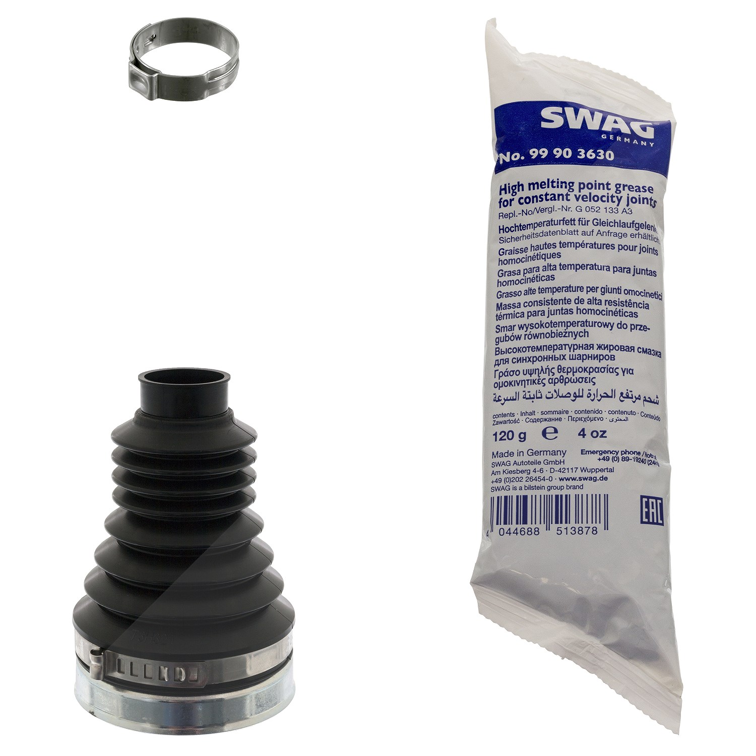 Swag Faltenbalgsatz, Antriebswelle [Hersteller-Nr. 10101855] für Mercedes-Benz
