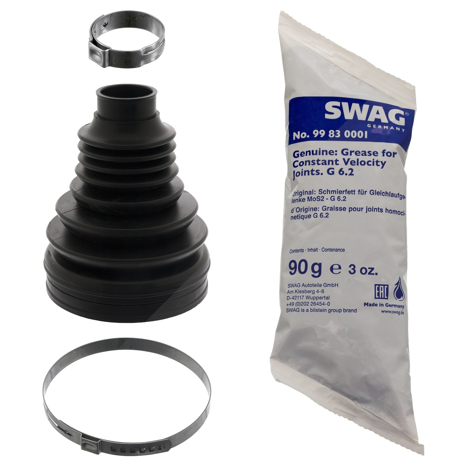 Swag Faltenbalgsatz, Antriebswelle [Hersteller-Nr. 30948819] für Audi