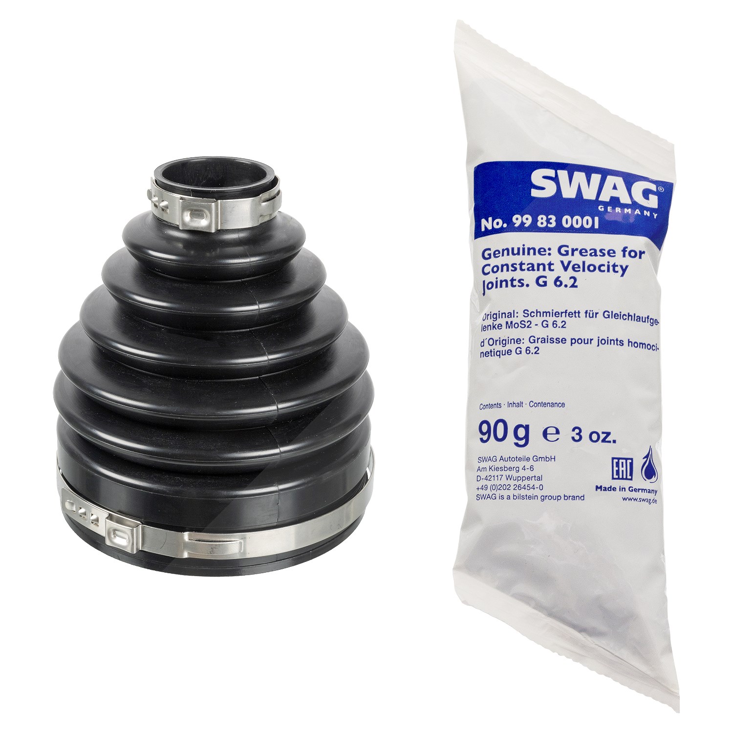 Swag Faltenbalgsatz, Antriebswelle [Hersteller-Nr. 33101734] für Ford