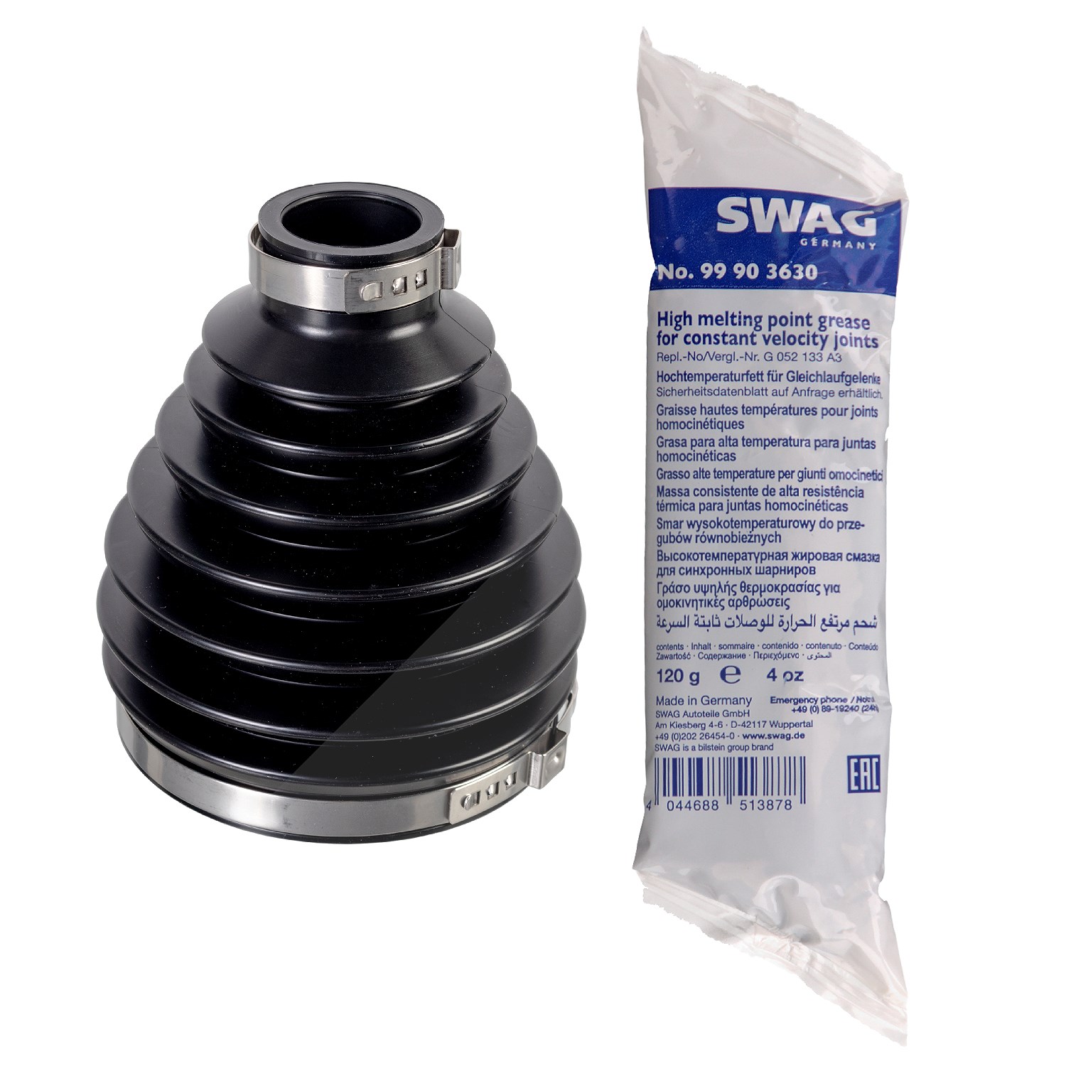 Swag Faltenbalgsatz, Antriebswelle [Hersteller-Nr. 33102119] für VW, Seat, Skoda