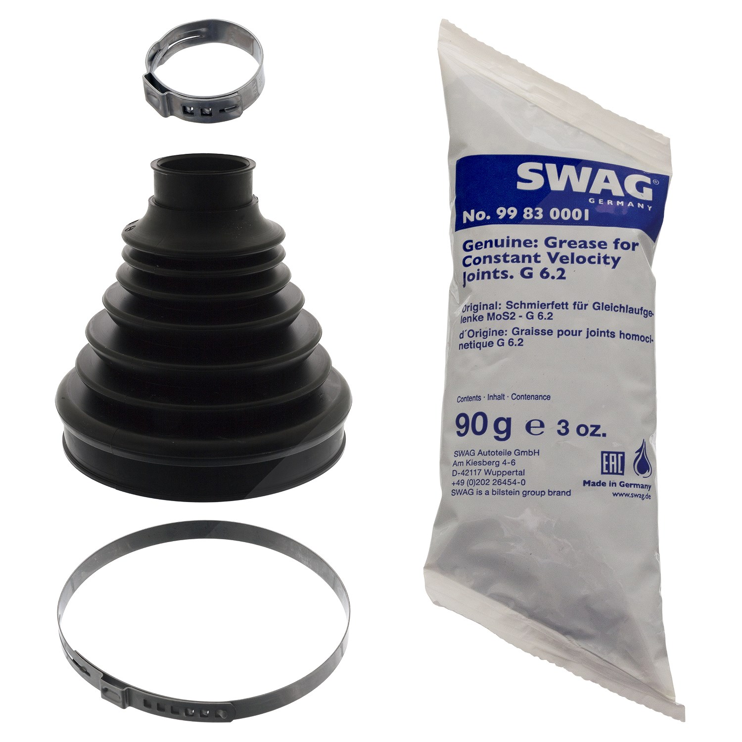 Swag Faltenbalgsatz, Antriebswelle [Hersteller-Nr. 40949879] für Opel, Vauxhall