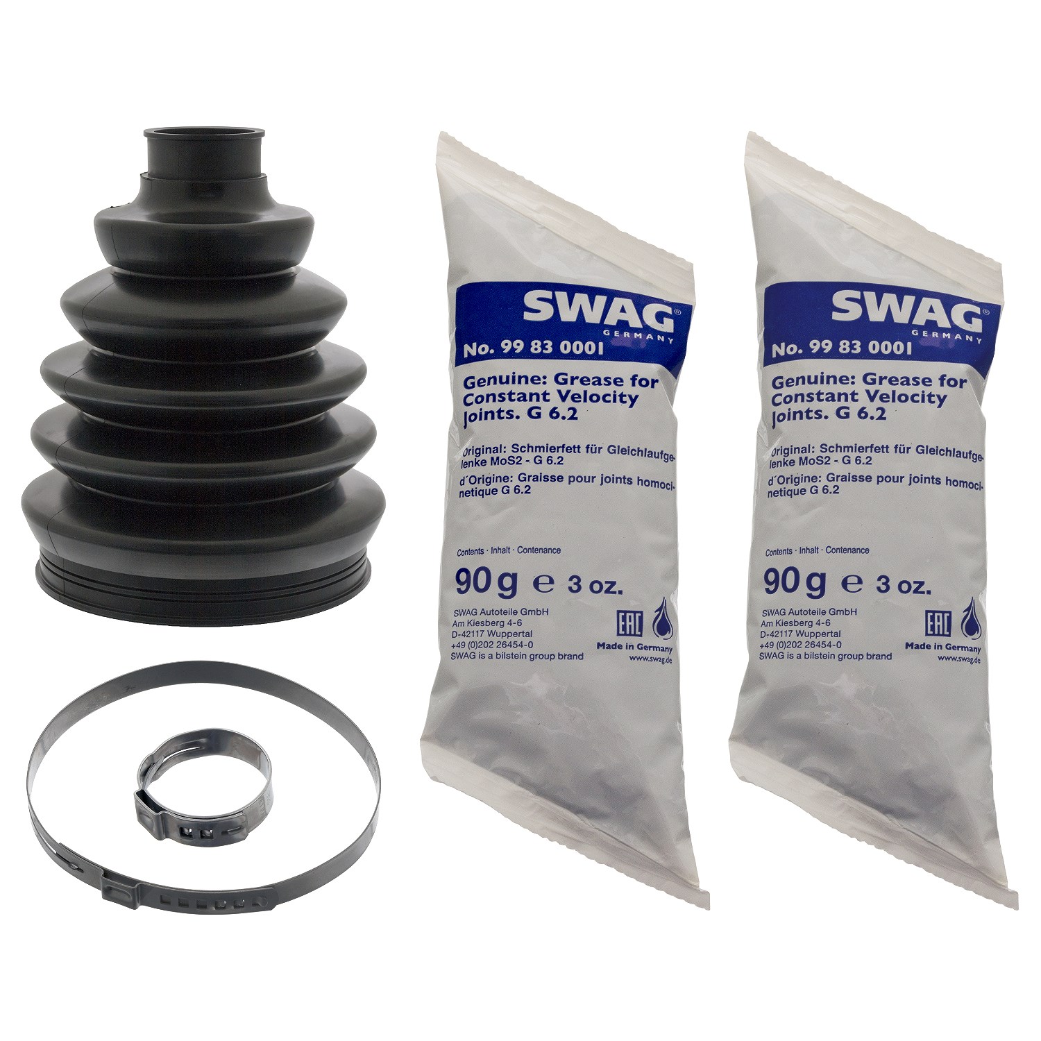 Swag Faltenbalgsatz, Antriebswelle [Hersteller-Nr. 40948827] für Vauxhall, Volvo, Lynk & Co, Opel, Ford